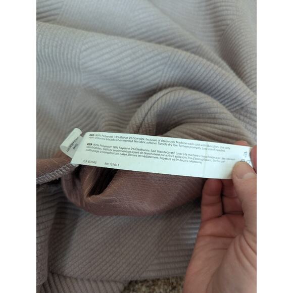 Balance Collection Women's Marci Pullover Sweatshirt Quilted Sz XL Purple Dove - Picture 10 of 11